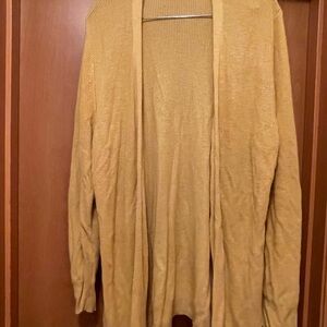 a new day Men's Yellow Cardigan Sweater